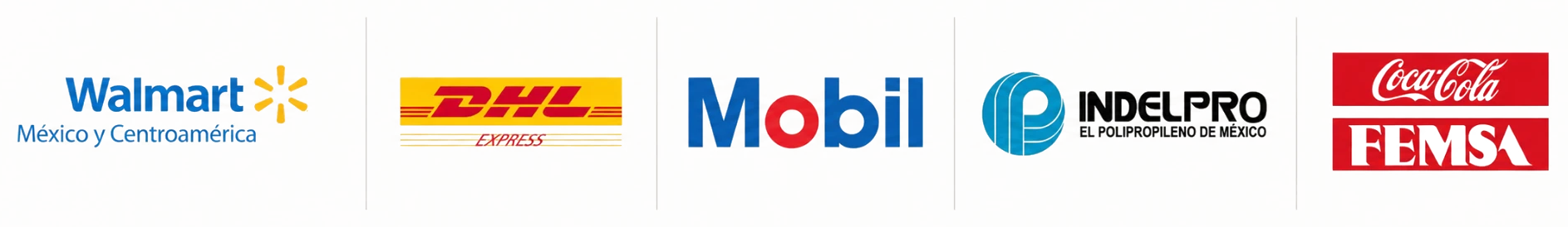 Selected past experience: Walmart México y Centroamérica, DHL Express, Mobil, Indelpro, FEMSA Coca-Cola